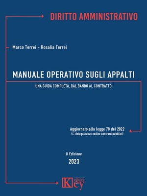 cover image of Manuale operativo sugli appalti